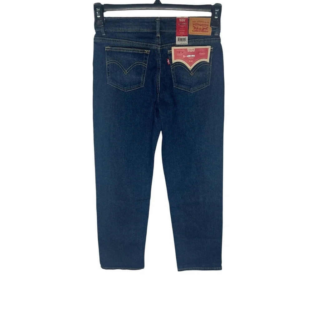 Levis Girls Low Pro‎ Relaxed Fit Mid Rise Stretch Jeans Blue Size 10 Reg NEW